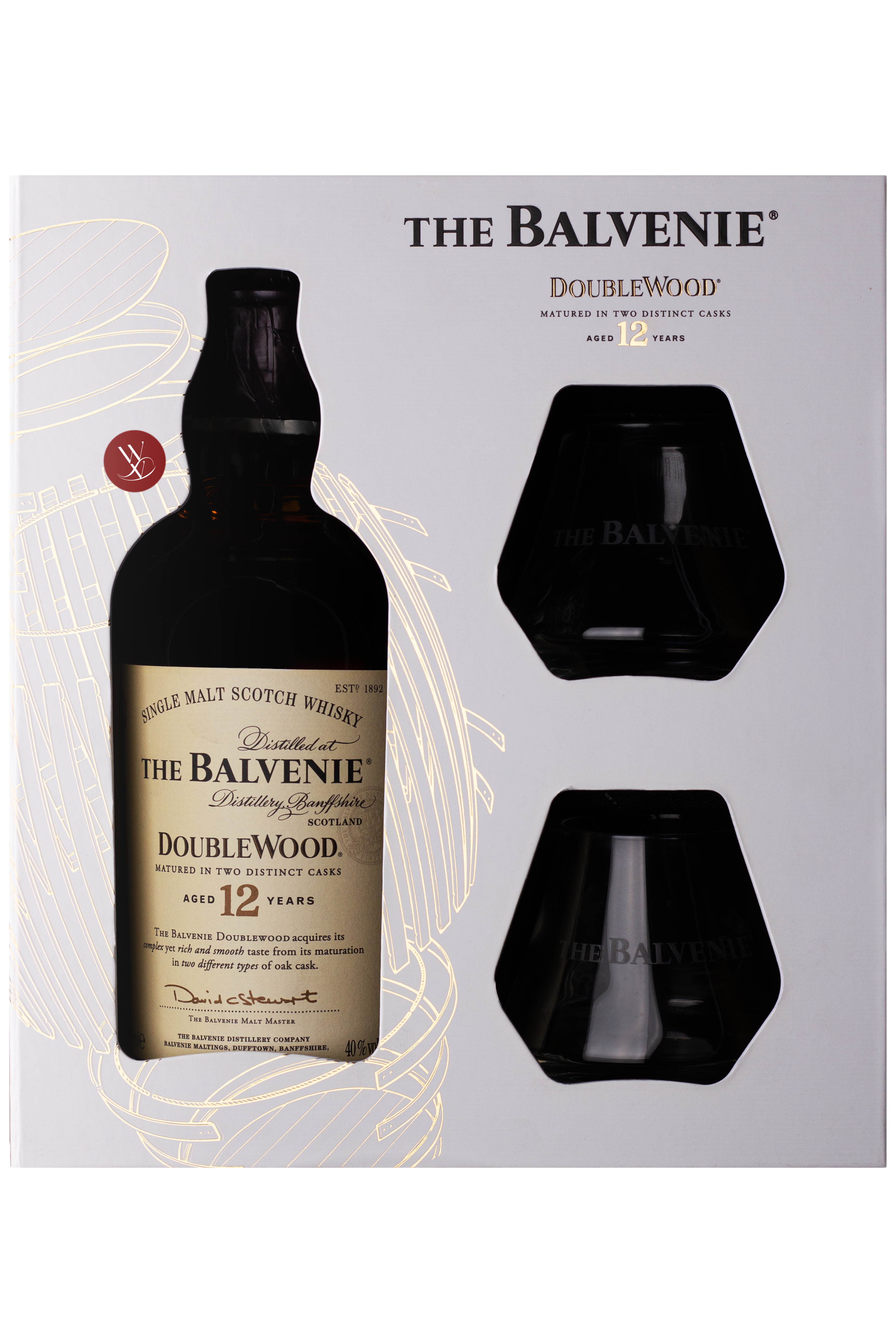 WineVins Balvenie Double Wood 12 Anos c/2 copos