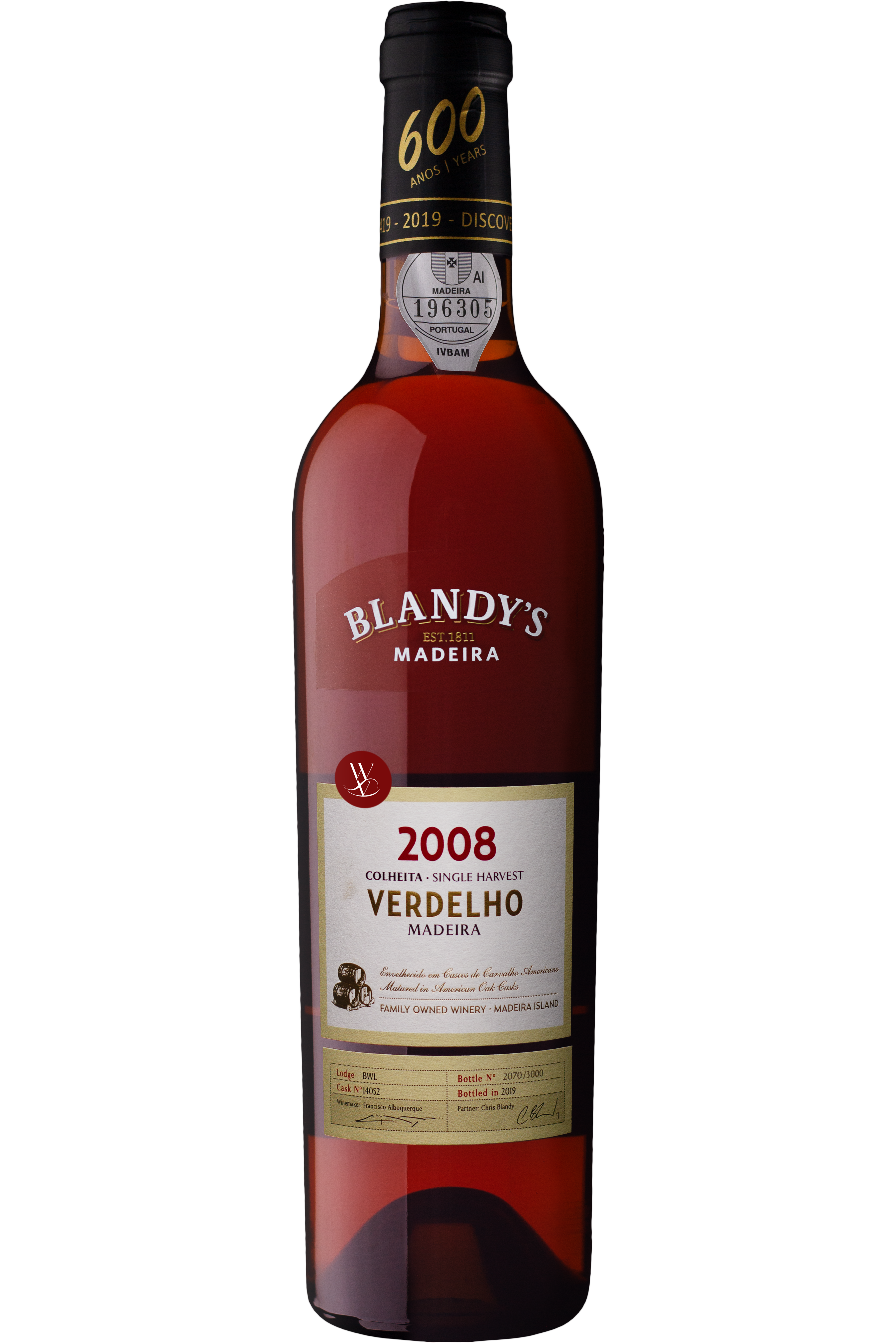 WineVins Blandy's Colheita Verdelho 2008