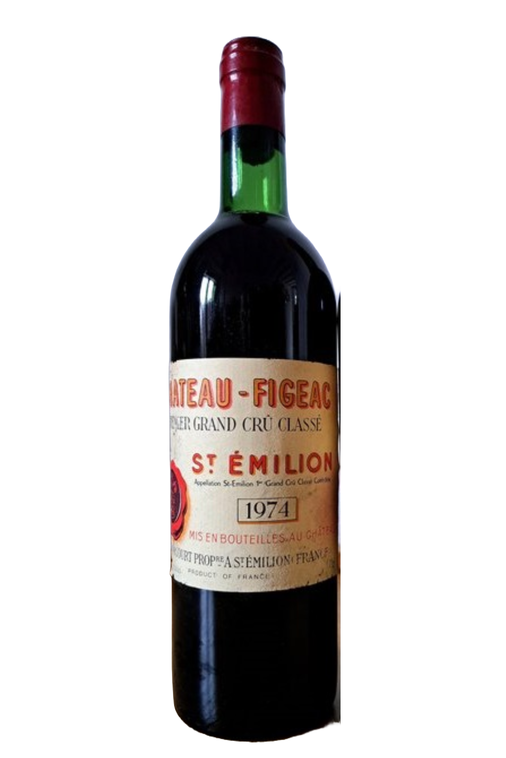 WineVins Chateau Figeac 1974