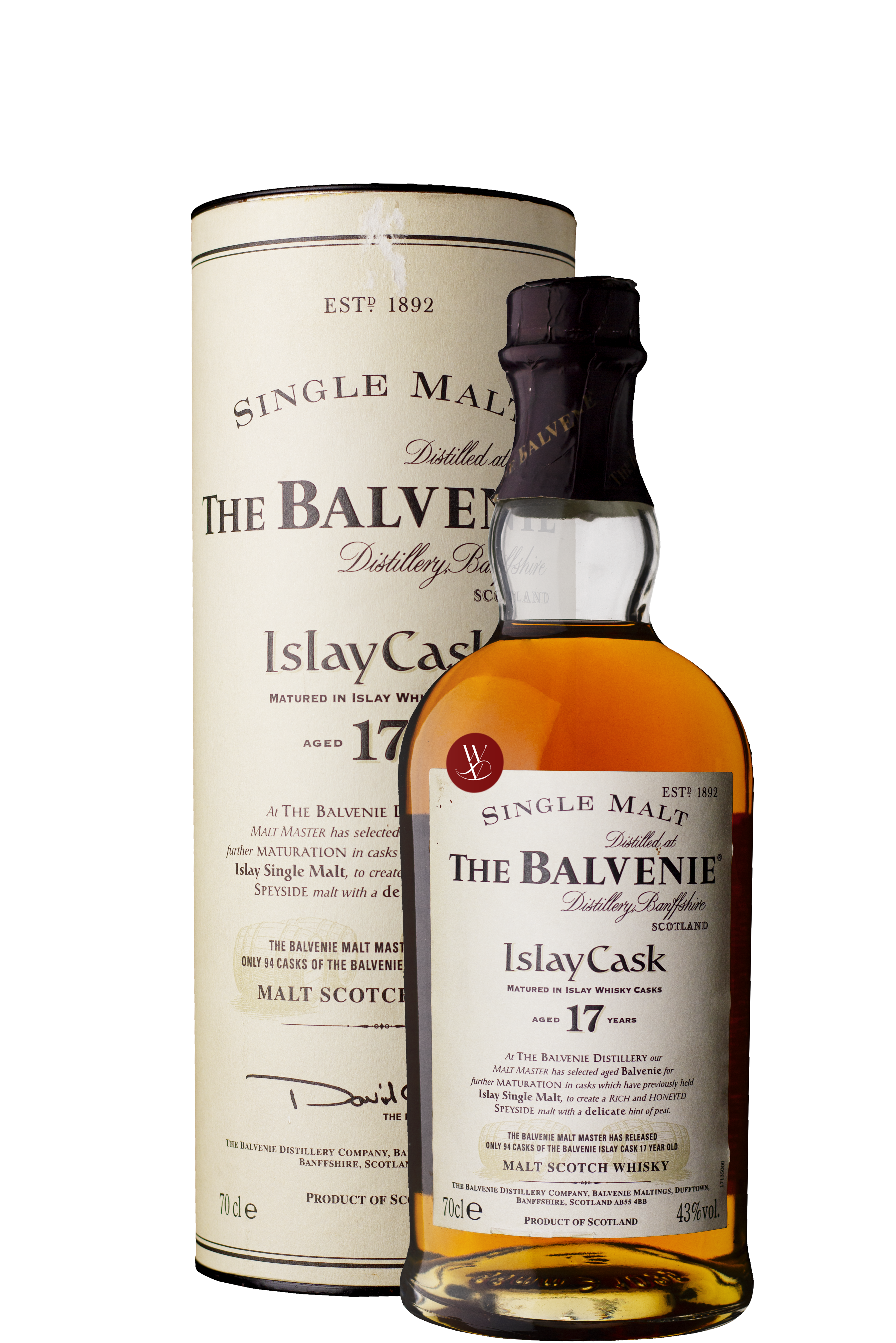 WineVins Whisky The Balvenie Islay Cask 17 Anos