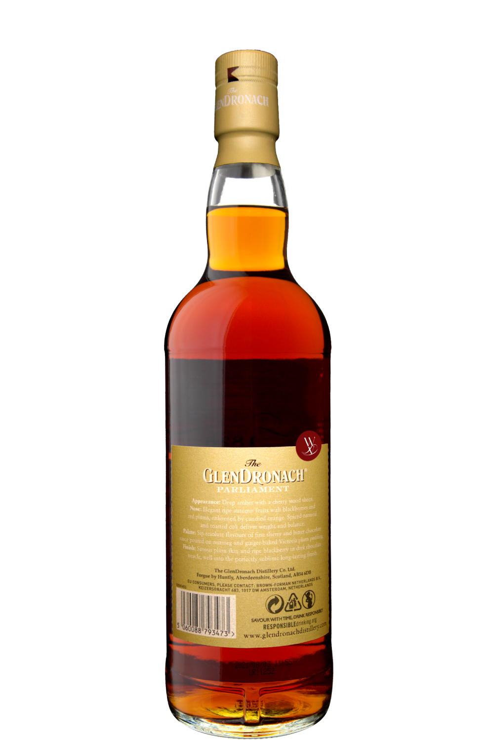 WineVins Whisky The Glendronach Parliament 21 Anos NV